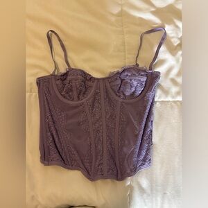 Urban Outfiters Modern Love Corset Top